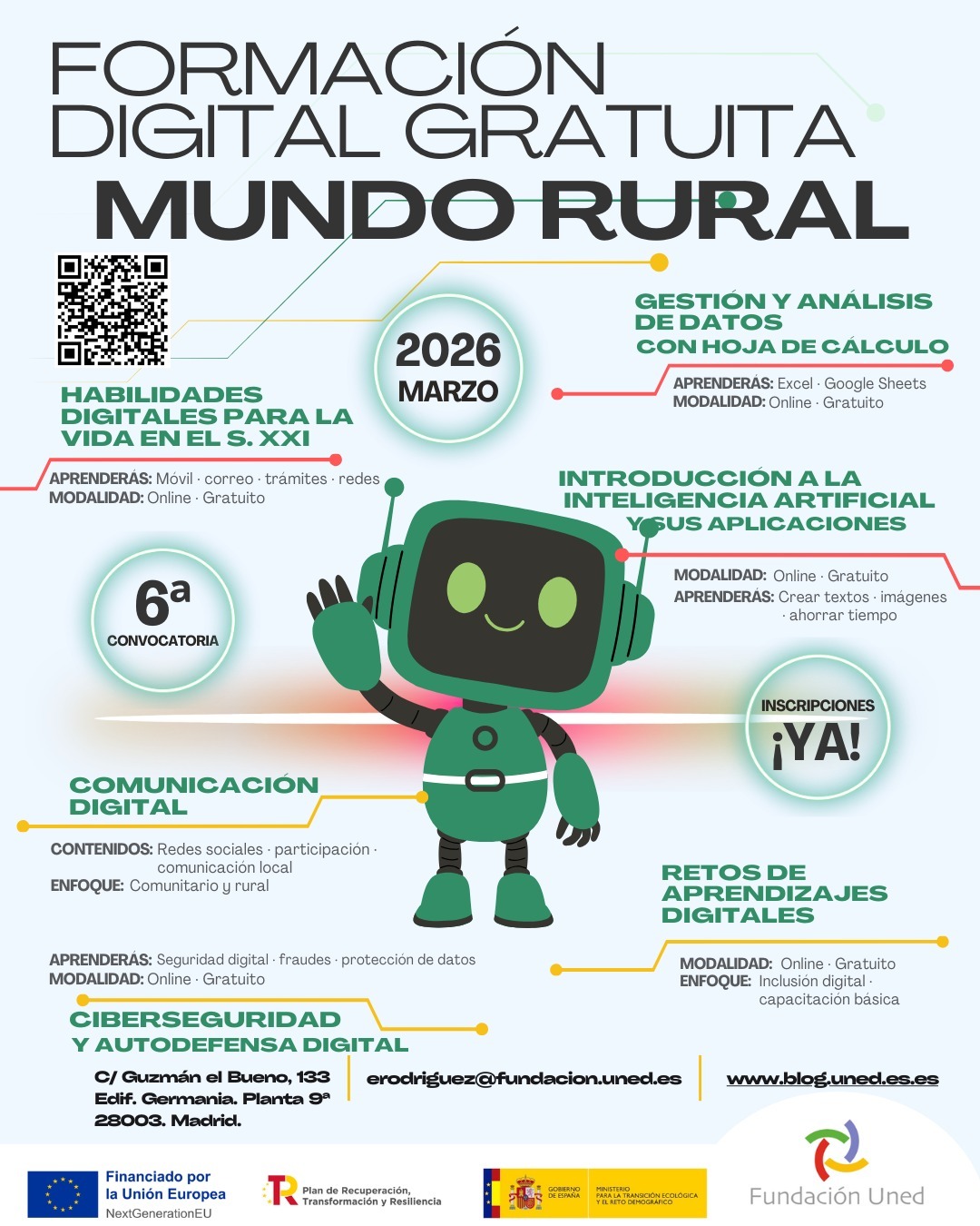 Cartel Reto Rural Digital 6ª Convocatoria